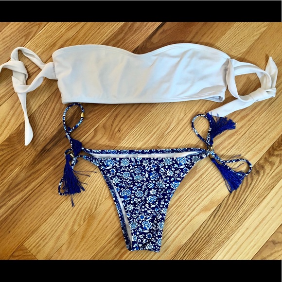 Zaful Other - Zaful floral cheeky bikini bottoms